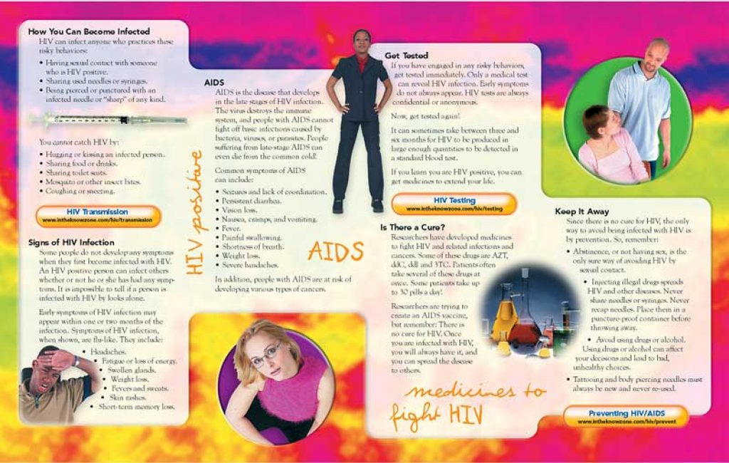 In The Know: HIV and AIDS-Better Safe Than Sorry Pamphlet (Promotes