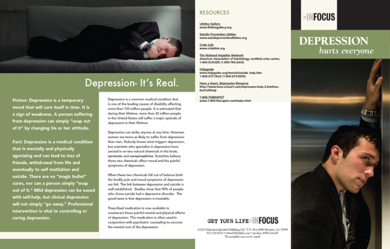 depression-hurts-everyone-pamphlet-prevention-treatment-resources