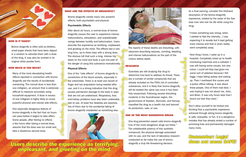 Bromo DragonFLY Pamphlet • Synthetic Designer Drug Awareness