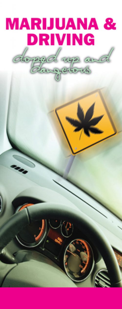 Marijuana & Driving Pamphlet Prevention and Treatment Resource Press