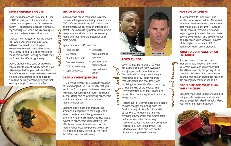 Marijuana Edibles Pamphlet | Prevention and Treatment Resource Press