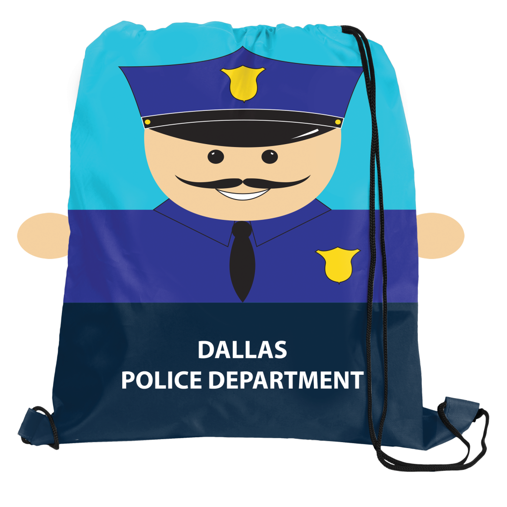 Custom Police Backpack Prevention and Treatment Resource Press